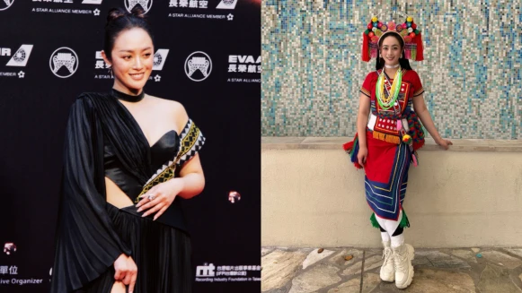 阿美族歌手舞思愛奪金曲35「最佳原住民語歌手獎」,從部落藍色小貨車一路唱到大舞台