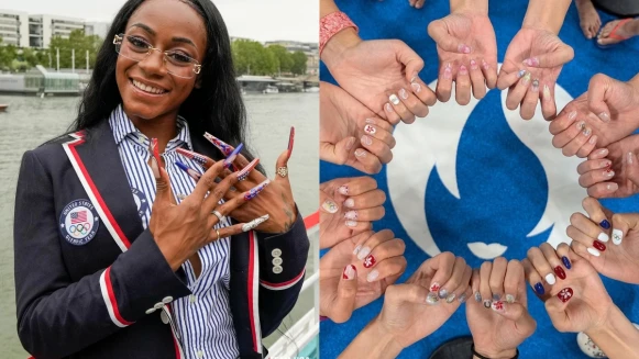 15款「2024巴黎奧運美甲」為運動應援!奧林匹克五環的藍、黃、黑、綠、紅最熱門