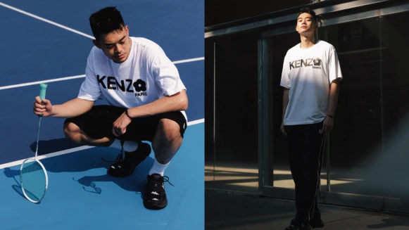 2024 巴黎奧運羽球金牌選手王齊麟演繹 KENZO BOKE 2.0 系列運動風格