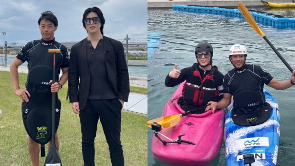 《上船了各位!》羅蘭邀奧運輕艇激流選手羽根田卓任教練,翻船找太陽眼鏡?