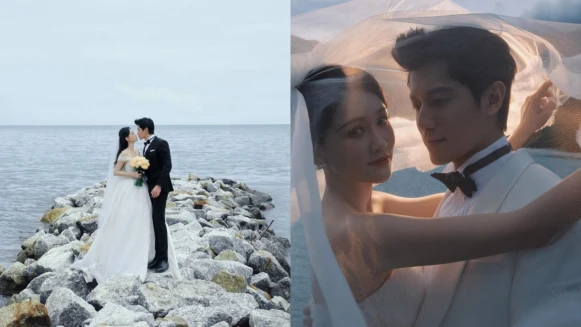 陳喬恩婚紗照絕美曝光!和老公交往5週年補辦婚禮「終於真的穿上了自己的婚紗了」