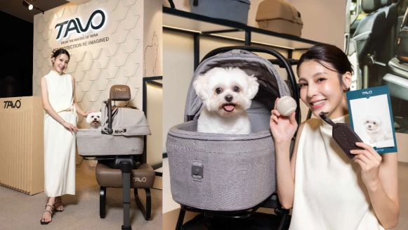 毛孩專屬座椅真的有必要！嬰童安全等級的「Tavo寵物汽座」全球首間快閃店登台，極致奢華工藝、超強大多功能產品力，快幫毛孩預約體驗最安心的高訂之旅！