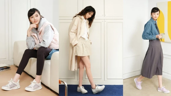 秋冬最需要的好心情穿搭LOOK就交給DK呼吸空氣鞋！粉嫩氣質好女孩風、幻變炫彩潮流Y2K風、內斂都會時尚機能風，讓妳毫不費力輕鬆打造動感輕盈又舒適的時髦OOTD！