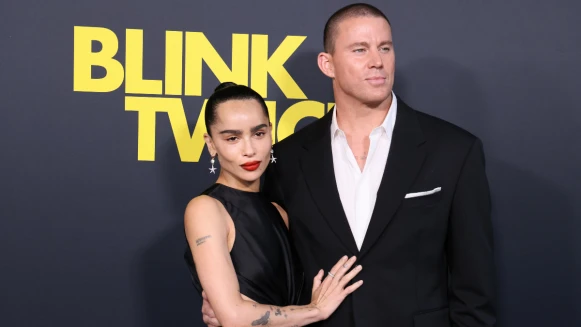 查寧塔圖和柔伊克拉維茲傳分手了!取消婚約結束3年戀情,兩人因《求救眨眨眼》相戀