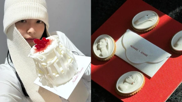 Jennie聯名蛋糕即將開賣!攜手人氣咖啡廳NUDAKE推夢幻紅寶石蛋糕