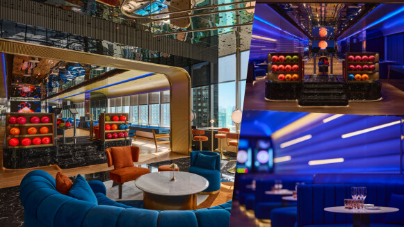 臺中勤美洲際酒店「Rolling Bar」開幕！保齡球道融合復古與未來風格致敬史丹利庫柏力克電影場景