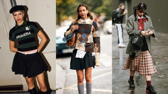 百褶裙穿搭靈感：10個搭配方式穿出時髦書卷感