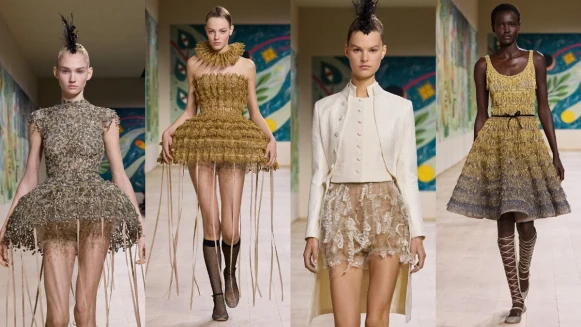 穿越時光秩序的現代童話：Dior 2025春夏高級訂製服系列，Jisoo黑色女伶帥氣現身