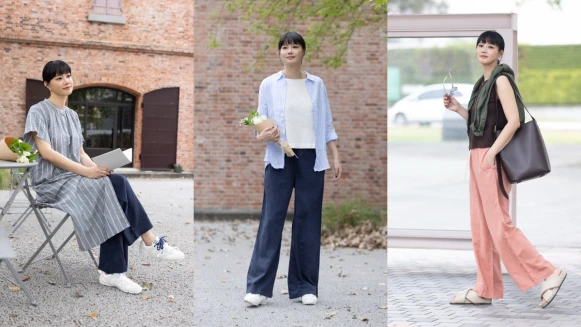 連時尚編輯都抵擋不了的風尚魅力！UNIQLO亞麻系列完美詮釋”靜奢高級感的盡頭是亞麻”的真諦，春夏輕盈百變的時尚著裝不能沒有它！