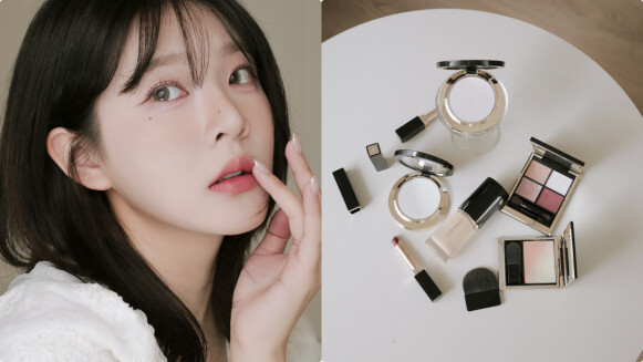 2025春夏，日系#大人感無垢肌最令人動心～SUQQU獻上最強定妝蜜粉餅，粗暗臉秒變仙女肌！林嫺試妝給滿分，從無垢肌底到眼頰唇都超喜歡！