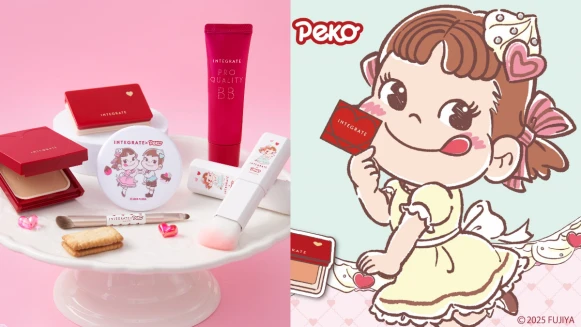 宇宙最可愛！INTEGRATE X不二家Peko醬聯名組 打造自然系牛奶糖肌