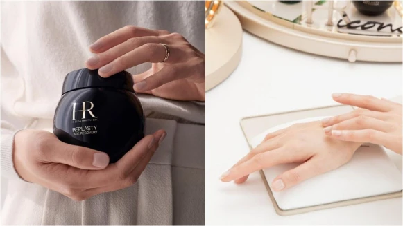 水光電波也能用擦的！HR赫蓮娜「水光小露珠x電波黑繃帶」無痛升級澎亮，讓輪廓線從模糊變清晰，今年就幫肌膚逆天改命，迎向膚況頂峰！