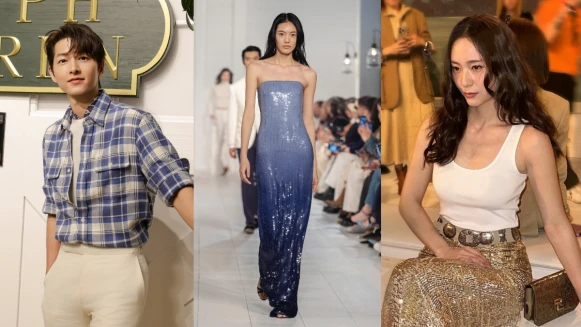 Ralph Lauren亞洲首秀登陸上海：重現2025春夏紐約漢普頓大秀，宋仲基、Krystal優雅亮相