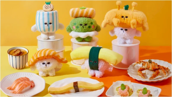 壽司變萌玩偶！MAGiC TOUCH聯名10秒鐘教室，5款超Q壽司公仔必收