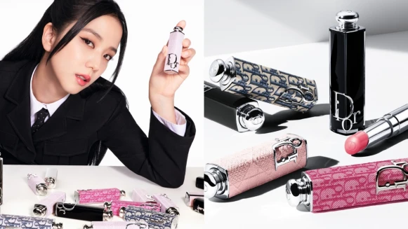 迪奧癮誘唇膏2025推全新「玫瑰裸色系」10色，Jisoo唇上的夢幻粉色必收！還有絕美老花唇膏殼超值得包色