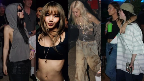 2025Coachella名人造型一次看，Hailey Bieber、Kendall Jenner、Charli xcx、Rosé、Lisa、Jennie團魂爆發