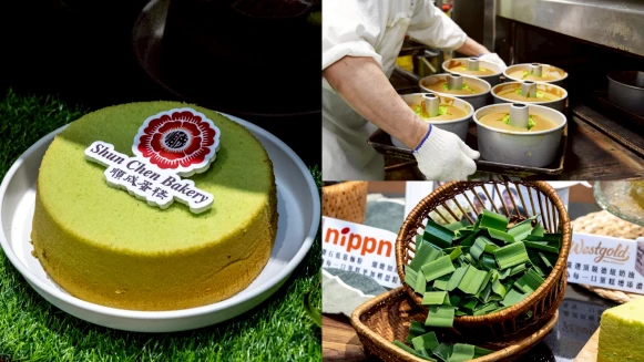 新加坡家鄉甜點台灣也有了！順成蛋糕用斑蘭原汁復刻道地「斑蘭蛋糕」