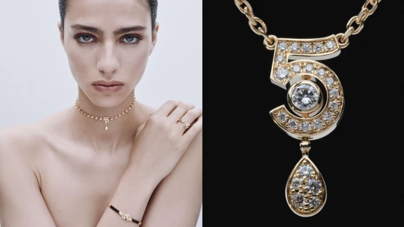 經典香水變時髦珠寶？Chanel N°5 高級珠寶新品亮點：頸/短鍊、單耳環