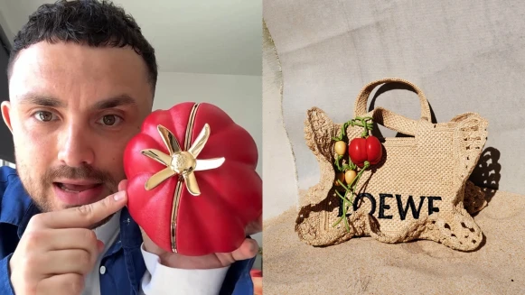 Loewe番茄包是這樣做的！2025 Paula’s Ibiza度假系列太多可愛單品：蜜蜂包、吊飾、草編包也不容錯過