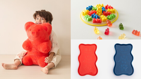 HOLA x HARIBO小熊軟糖9款超可愛聯名！48公分抱枕、繽紛點心盤噴發多巴胺