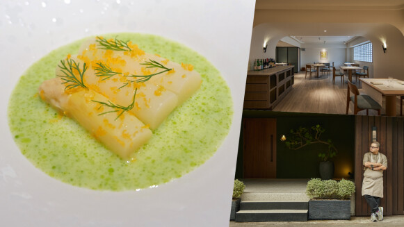 臺北米其林一星「NOBUO」春夏新菜單：白蘆筍帶出酸香、犢牛的飲食記憶，層層寫出清爽純粹