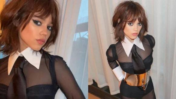 《星期三》第二季 珍娜奧特嘉的哥德式底妝，暗黑風也能很迷人！