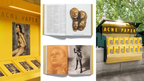 Acne Studios推出第20期《Acne Paper》巴黎米蘭紐約上海快閃黃金書屋回顧品牌經典影像