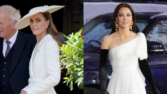 凱特王妃為何對這件Self-Portrait洋裝愛不釋手？解密她的5個白色系穿搭智慧