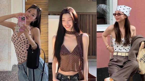 2025波點元素來襲！韓妞、法國女生都在穿的「波點風穿搭」5個靈感提案