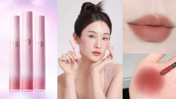 如果仙氣有顏色～那一定是亞曼尼「奢華絲絨訂製唇萃 霓虹幻彩限定版」的絕美模樣！