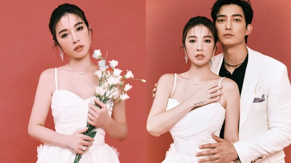 Wedding封面人物|Love Is in the Air,許維恩X王家梁:「願意享受就有愛」。