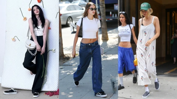 經典款真不會過時！Gigi Hadid穿回Vans棋盤格、韓韶禧偏愛穆勒鞋型