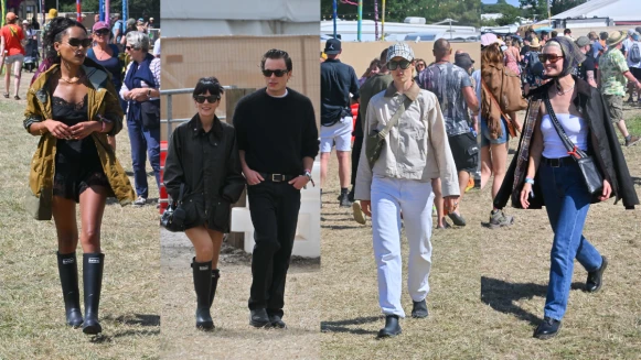 2025音樂祭穿搭解析，超模Adwoa Aboah、Lily Allen、澳洲新星Milly Alcock示範防雨英倫造型，聽團仔必看！