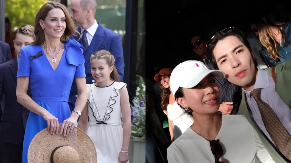 盤點2025溫網觀眾席時尚焦點：夏綠蒂公主長大了！蕭敬騰攜愛妻…這些名人也來放閃