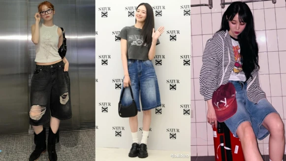 2025超紅「Jorts短褲」買了不會穿？6韓星穿搭思路：Winter、朴圭瑛同款甜酷風女孩必學！