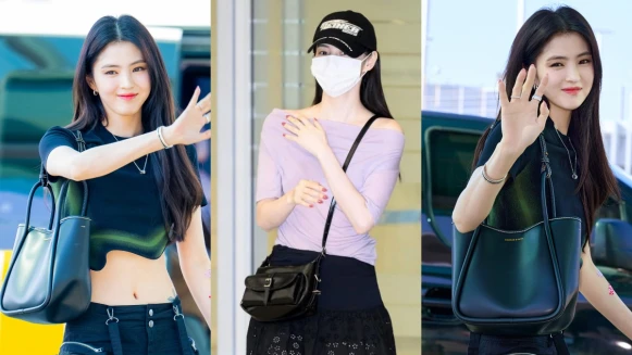 韓韶禧機場兩款包被韓妞買斷貨！肩背吊橋包、斜背小包全都是小CK