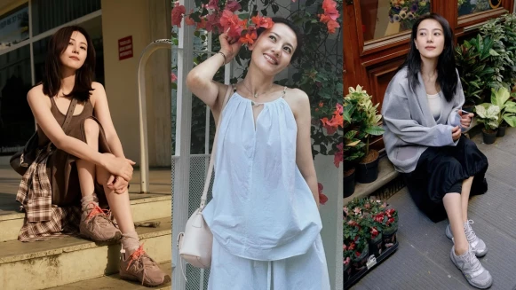 高圓圓也穿上了這雙2025 New Balance神鞋！女神的5個旅行時髦手袋、鞋履公開