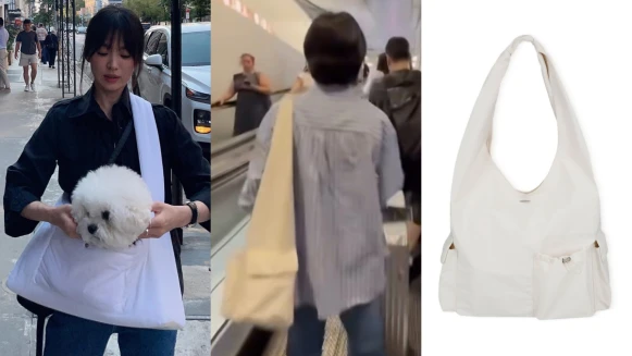 宋慧喬登機包詢問度突然暴增？簡約三角大包時髦又能裝，還有這款同步推薦給你