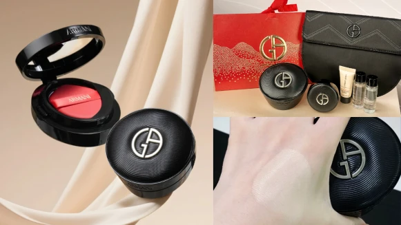 致敬經典，傳承優雅！亞曼尼全新「訂製奢潤緞光氣墊粉餅」，有質感的Old Money都當作一件收藏品的氣墊、淬鍊25年的精品級氣墊天花板來了！