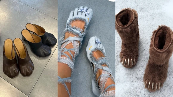 五趾鞋還不夠怪？時尚怪鞋還有哪些？獵奇熊掌鞋、貓貓鞋西太后2000年就在做