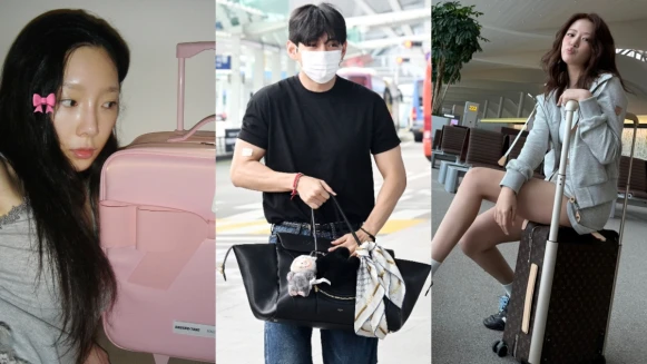 一眼望去超吸睛！2025韓星同款行李配件盤點：宋慧喬的Rimowa、金泰亨CELINE行李袋搭絲巾將掀流行