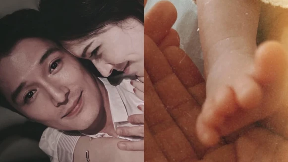 許瑋甯生了！和老公邱澤曬寶寶照分享喜訊，寫下：「我們均安。」