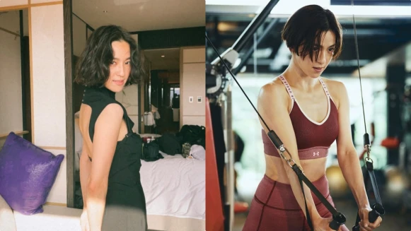 日本健康美女代表中村杏37歲依舊有火辣腹肌，還立志成為不化妝也很酷的人！