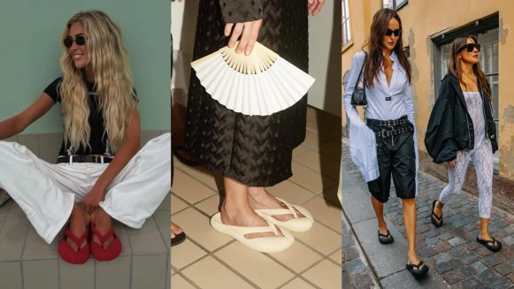 露腳趾恐懼症福音！哈瓦仕推出一雙「包趾人字拖」登上哥本哈根時裝週，成為博主街拍新寵