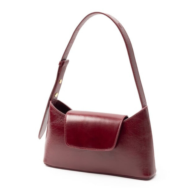 Envelope Vintage Leather Rubino 