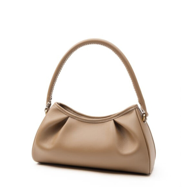 Dimple Leather Rock/White Stitches