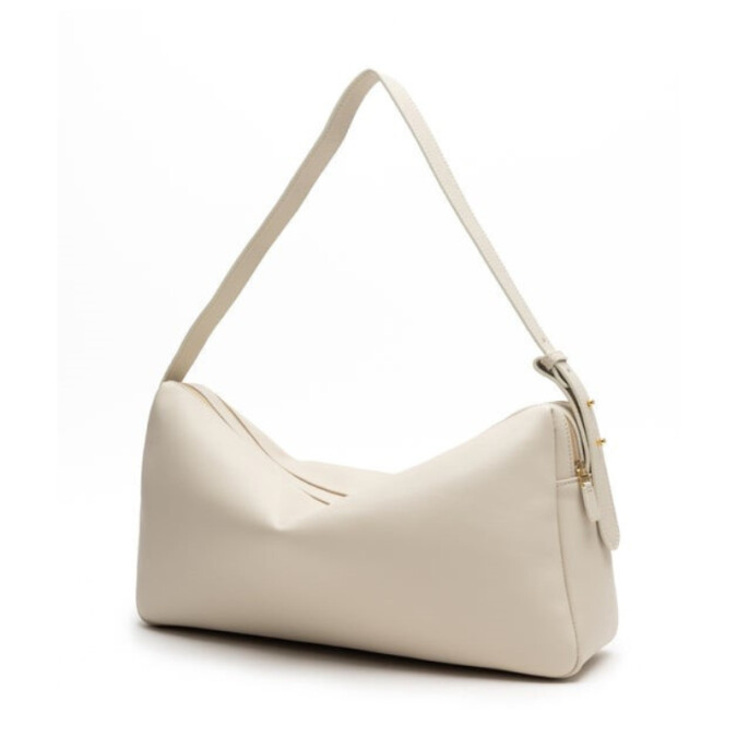 Trousse Large Leather Sesame 