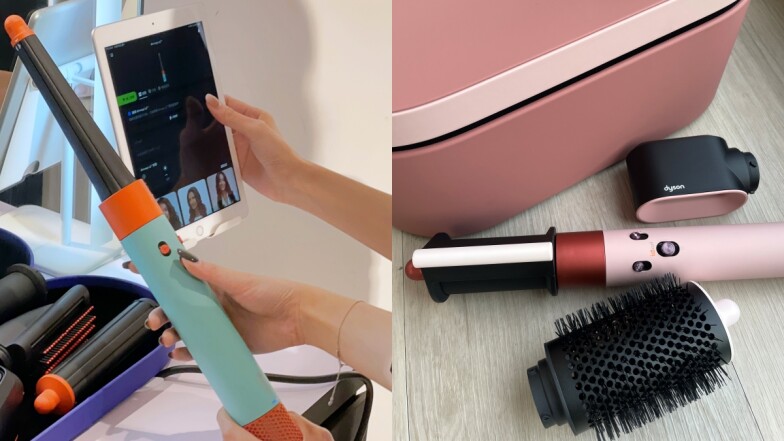 用藍芽控制好方便!Dyson Airwrap i.d.™智能多功能造型器3大亮點,吹髮、造型一機搞定