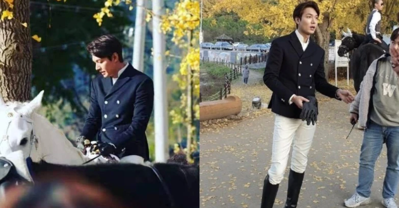 大量片場照流出,李敏鎬《The King:永遠的君主》拍攝ING,白馬王子變身籃球高手!