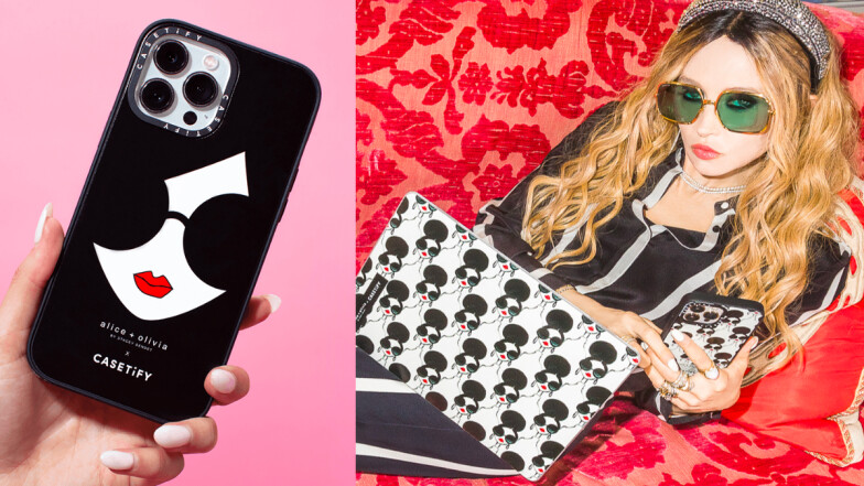 alice+olivia x CASETiFY再度聯名！經典墨鏡女孩重出江湖，手機殼、Airpods、iPad保護套一次滿足時尚控